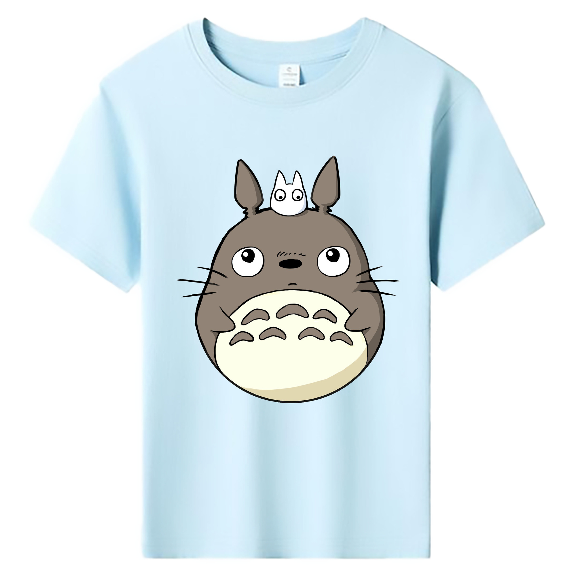 （画像用） となりのトトロ 草壁メイ 草壁サツキ My Neighbor Totoro Satsuki Kusakabe Mei Kusakabe 綿100％キッズTシャツ（フロントプリント）